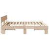 vidaXL Σκελετός Κρεβατιού Καφέ 180 x 200 cm Μασίφ ξύλο πεύκου
