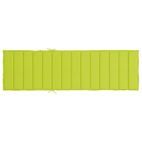 vidaXL Μαξιλάρι Ξαπλώστρας Αν. Πράσινο 200x60x3 εκ. από Ύφασμα Oxford