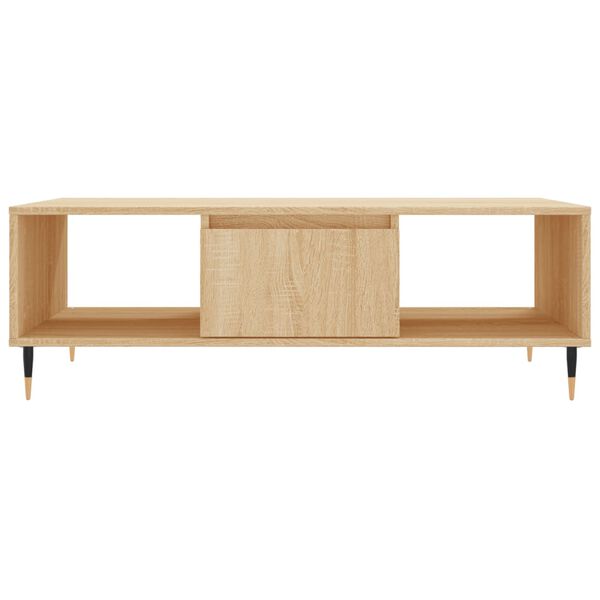 vidaXL Τραπεζάκι Σαλονιού Sonoma Δρυς 104x60x35 εκ. από Επεξεργ. Ξύλο