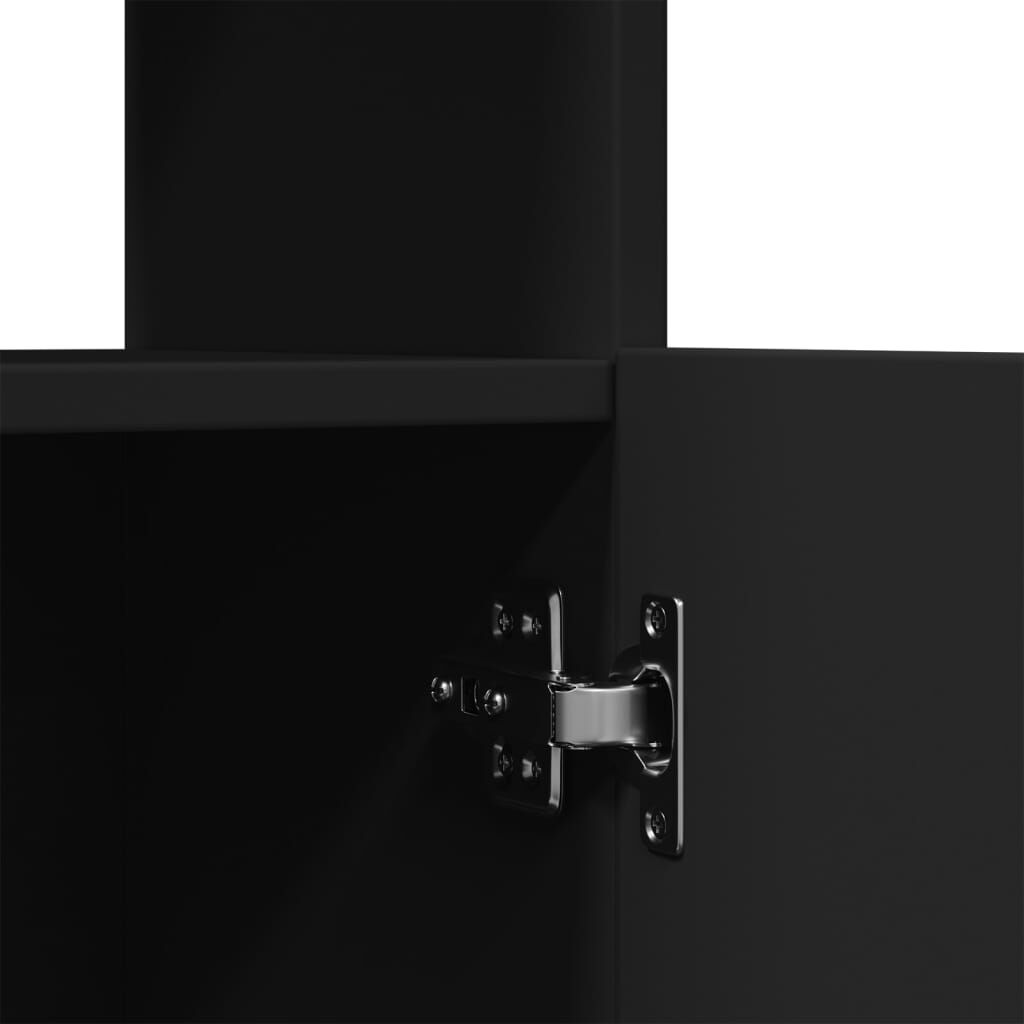 vidaXL Ντουλάπι Μαύρο 63x33x100 εκ. από Επεξεργασμένο Ξύλο