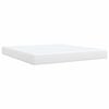 vidaXL Κρεβάτι Boxspring με Στρώμα Λευκό 180x200 εκ. Συνθετικό Δέρμα