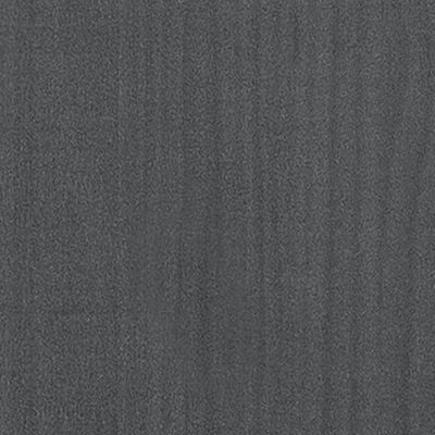 vidaXL Ζαρντινιέρες 2 τεμ. Γκρι 70 x 70 x 70 εκ. από Μασίφ Ξύλο Πεύκου