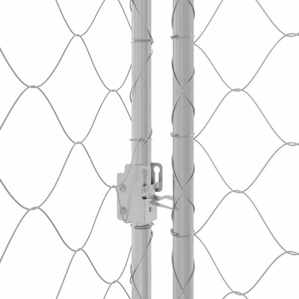 vidaXL Κλουβί σκύλου 2 x 2 x 2 m Ατσάλι