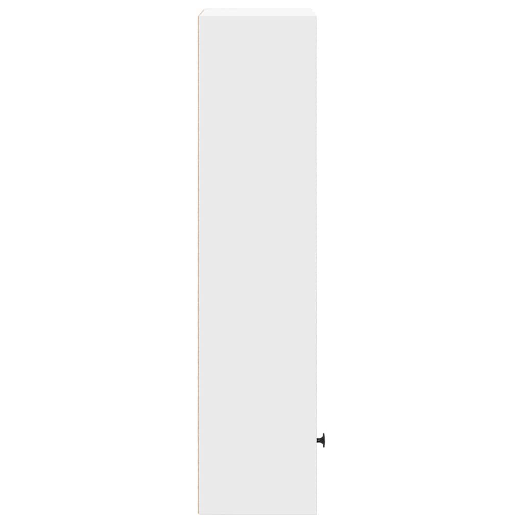 vidaXL Βιβλιοθήκη Λευκό 31x24x102 cm Ξύλο μηχανικής κατασκευής