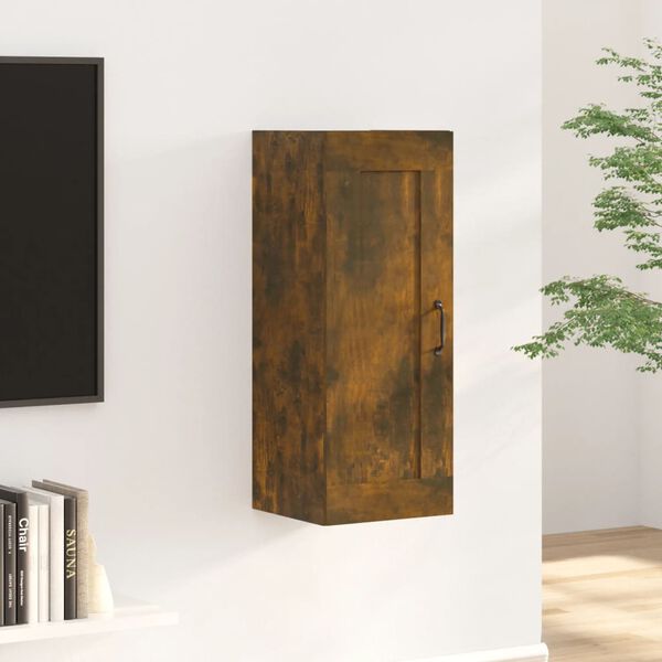 vidaXL Ντουλάπι Κρεμαστό Καπνιστή δρυς35x34x90εκ. Επεξεργασμένο Ξύλο