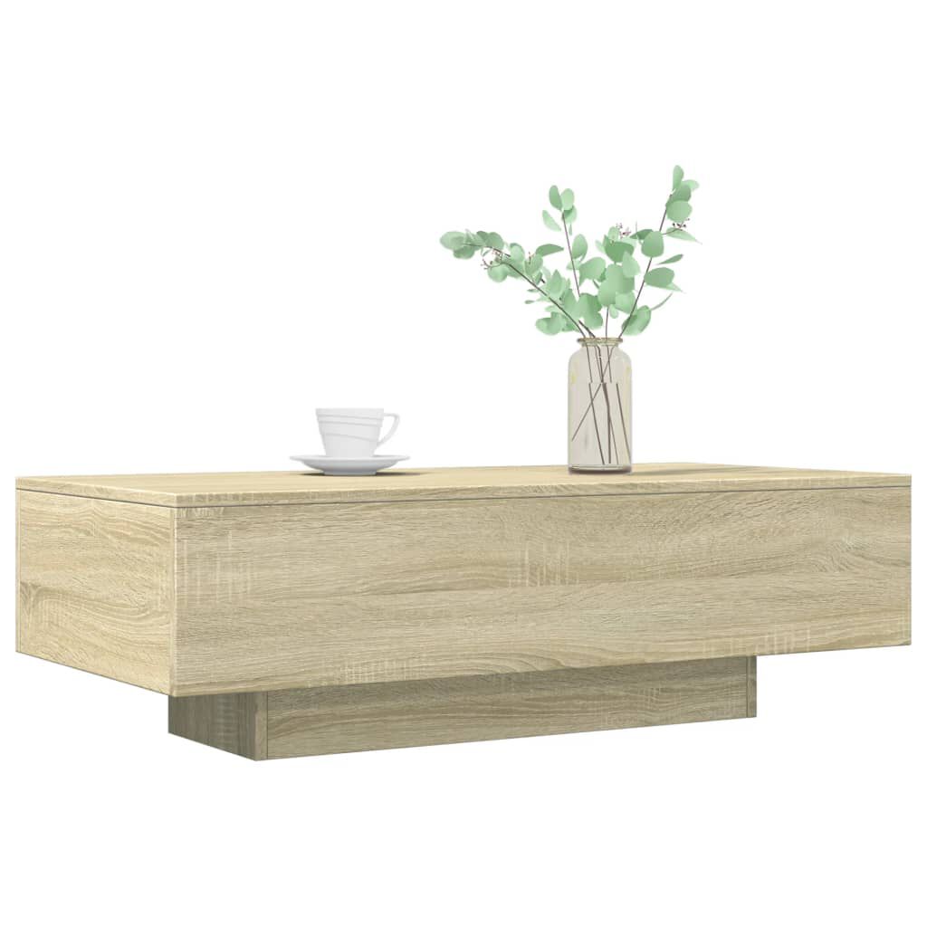 vidaXL Τραπεζάκι Σαλονιού Sonoma Δρυς 100x49,5x31 εκ. Επεξεργ. Ξύλο