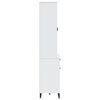 vidaXL Ντουλάπι Ψηλό VIKEN Λευκός 80x40x190 εκ. από Μασίφ Ξύλο Πεύκου