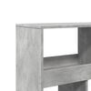 vidaXL Βιβλιοθήκη Γκρι Σκυροδέματος 100x33x187,5 εκ. Επεξεργ. Ξύλο