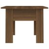 vidaXL Τραπεζάκι Σαλονιού Καφέ Δρυς 55x55x42 εκ. Επεξεργασμένο Ξύλο