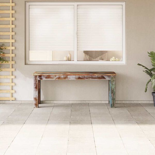 vidaXL Πάγκος 110 x 35 x 45 εκ. από Μασίφ Ανακυκλωμένο Ξύλο