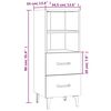 vidaXL Ντουλάπι Γκρι Sonoma 34,5x34x90 εκ. από Επεξεργασμένο Ξύλο