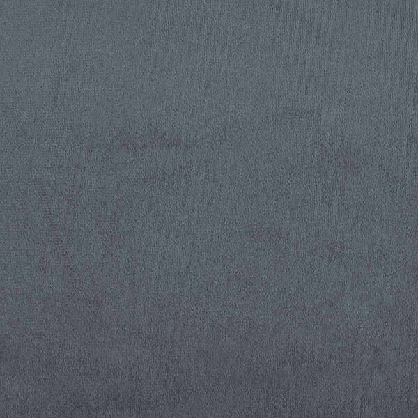 vidaXL Κρεβάτι Boxspring με Στρώμα Σκούρο Γκρι 120x200 εκ. Βελούδινο