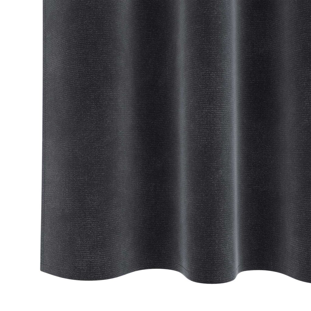 vidaXL Κουρτίνες με κουρτίνες 2 pcs Σκούρο γκρι 140 x 140 cm Βελούδο