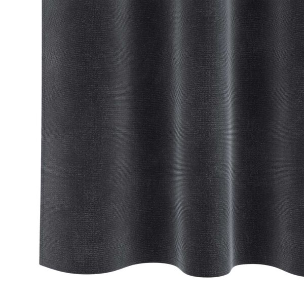 vidaXL Κουρτίνες με κουρτίνες 2 pcs Σκούρο γκρι 140 x 140 cm Βελούδο