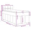 vidaXL &Kappa;&rho;&epsilon;&beta;ά&tau;&iota; Boxspring &mu;&epsilon; &Sigma;&tau;&rho;ώ&mu;&alpha; &Sigma;&kappa;&omicron;ύ&rho;&omicron; &Gamma;&kappa;&rho;&iota; 90x190 &epsilon;&kappa;. &Upsilon;&phi;&alpha;&sigma;&mu;ά&tau;&iota;&nu;&omicron;