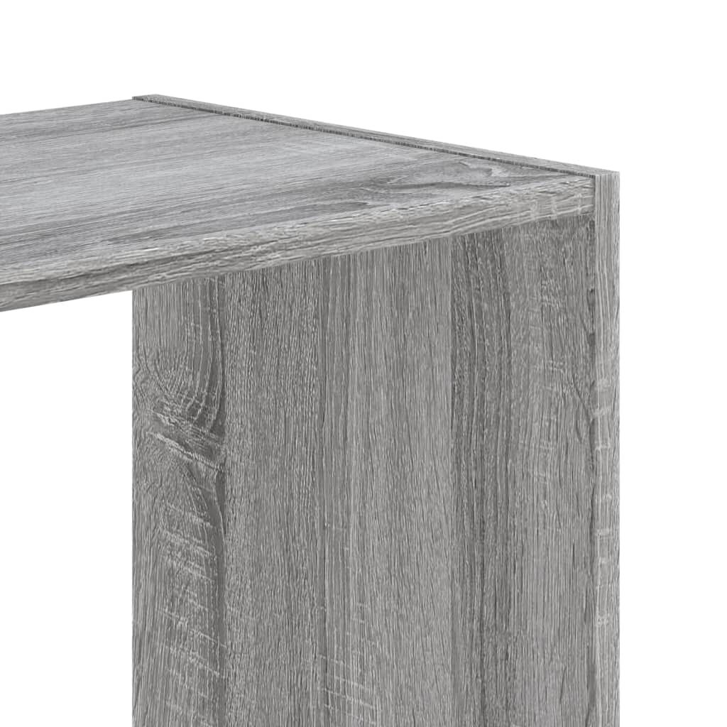 vidaXL Βιβλιοθήκη Γκρι Sonoma 68,5x32x75 κ. από Επεξεργ. Ξύλο