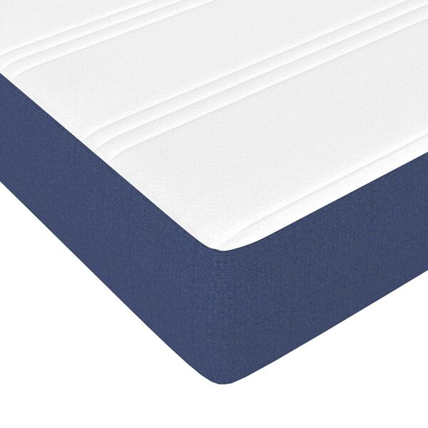 vidaXL Στρώμα με Pocket Springs Μπλε 120x190x20 εκ. Υφασμάτινο
