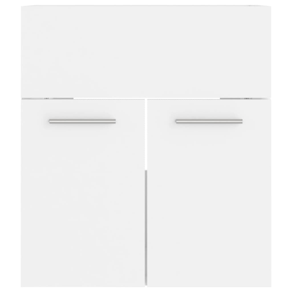 vidaXL Ντουλάπι Νιπτήρα Λευκό 41x38,5x46 εκ. από Επεξεργασμένο Ξύλο