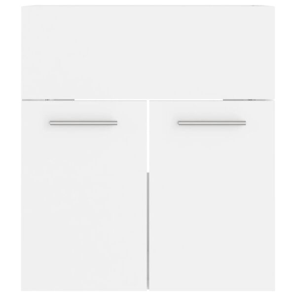 vidaXL Ντουλάπι Νιπτήρα Λευκό 41x38,5x46 εκ. από Επεξεργασμένο Ξύλο