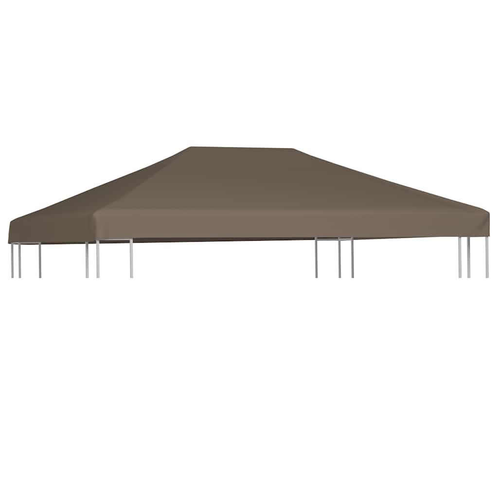 vidaXL Κάλυμμα για Κιόσκι Χρώμα Taupe 3 x 4 μ. 310 γρ./μ²