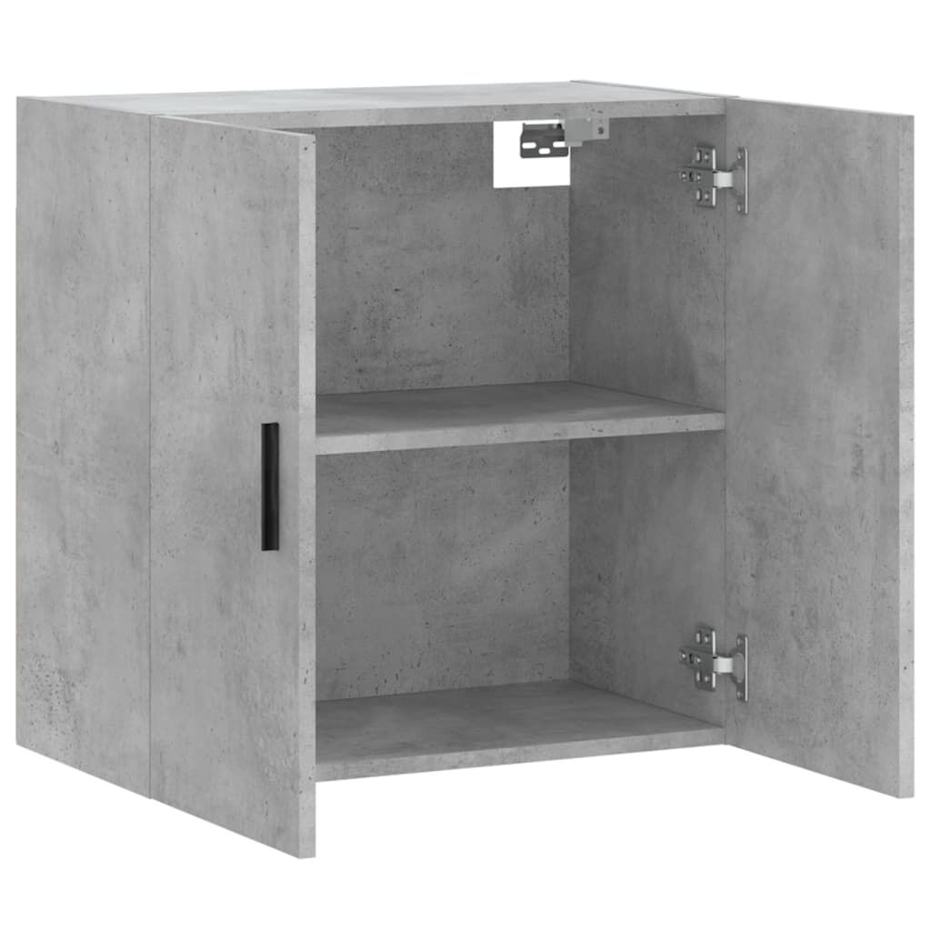 vidaXL Ντουλάπι Τοίχου Γκρι Σκυροδέματος 60x31x60 εκ. Επεξεργ. Ξύλο