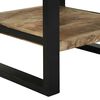 vidaXL End Table με συρτάρι Καφέ 40 x 40 x 80 cm Στερεό ξύλο μάνγκο