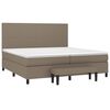 vidaXL &Kappa;&rho;&epsilon;&beta;ά&tau;&iota; Boxspring &mu;&epsilon; &Sigma;&tau;&rho;ώ&mu;&alpha; Taupe 200x200 &epsilon;&kappa;. &Upsilon;&phi;&alpha;&sigma;&mu;ά&tau;&iota;&nu;&omicron;
