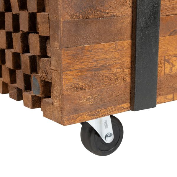 vidaXL Τραπεζάκι Σαλονιού 110 x 45 x 38 εκ. από Μασίφ Ξύλο Teak