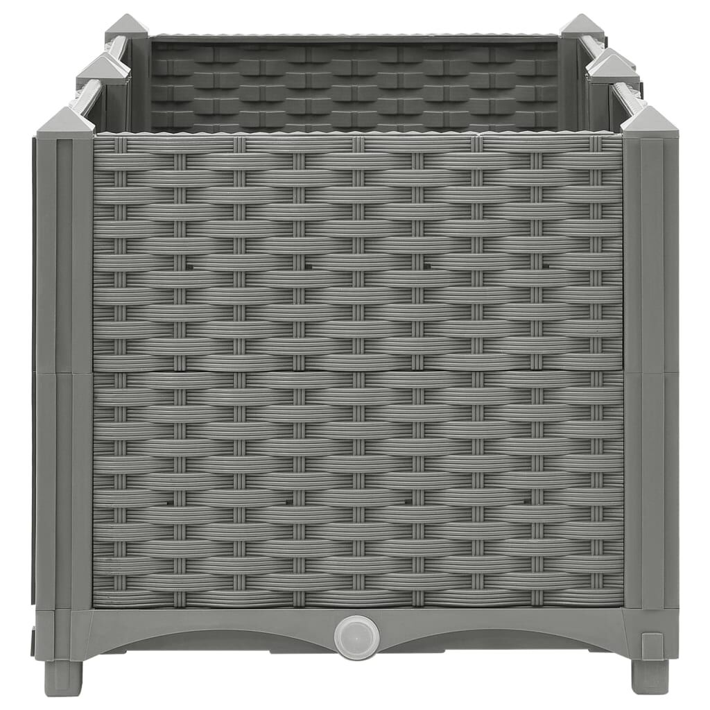 vidaXL Ζαρντινιέρα 80 x 40 x 38 εκ. από Πολυπροπυλένιο