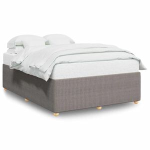 vidaXL &Sigma;&kappa;&epsilon;&lambda;&epsilon;&tau;ό&sigmaf; &Kappa;&rho;&epsilon;&beta;&alpha;&tau;&iota;&omicron;ύ &Chi;&omega;&rho;ί&sigmaf; &Sigma;&tau;&rho;ώ&mu;&alpha; Taupe 160x200 &epsilon;&kappa;. &Upsilon;&phi;&alpha;&sigma;&mu;ά&tau;&iota;&nu;&omicron;