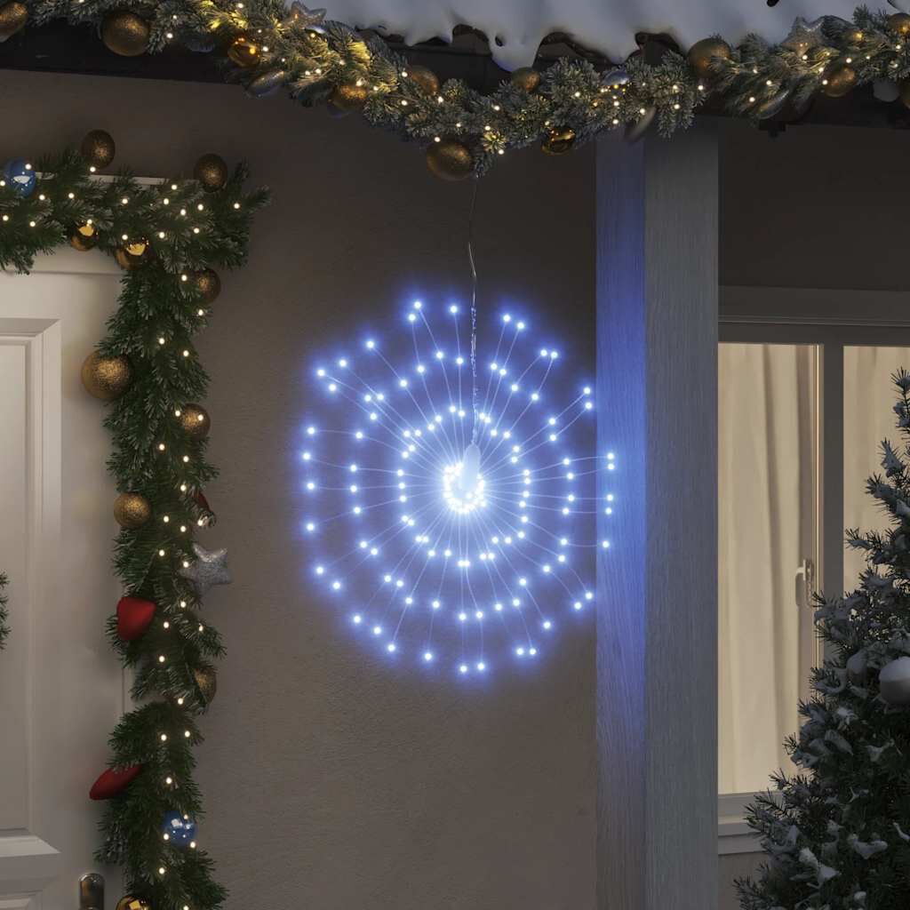 vidaXL Φωτάκια Χριστουγεννιάτικα 140 LED Ψυχρό Λευκό 17 εκ.