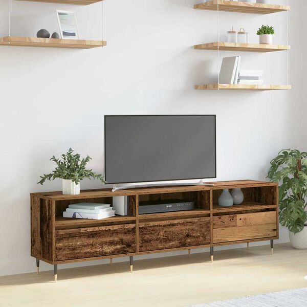 vidaXL &Nu;&tau;&omicron;&upsilon;&lambda;ά&pi;&iota; TV &Pi;&alpha;&lambda;&iota;ό &Xi;ύ&lambda;&omicron; 150 x 30 x 45 &epsilon;&kappa; &Epsilon;&pi;&epsilon;&xi;&epsilon;&rho;&gamma;&alpha;&sigma;&mu;έ&nu;&omicron; &xi;ύ&lambda;&omicron;