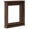 vidaXL Πλαίσιο Τζακιού Καφέ Δρυς 75x20x87,5 εκ. από Επεξ. Ξύλο