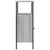vidaXL Κομοδίνο Γκρι Sonoma 41 x 31 x 80 εκ. από Επεξεργασμένο Ξύλο