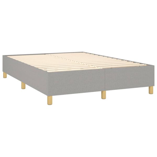 vidaXL &Kappa;&rho;&epsilon;&beta;ά&tau;&iota; Boxspring &mu;&epsilon; &Sigma;&tau;&rho;ώ&mu;&alpha; &Alpha;&nu;&omicron;&iota;&chi;&tau;ό &Gamma;&kappa;&rho;&iota; 140x200 &epsilon;&kappa;. &Upsilon;&phi;&alpha;&sigma;&mu;ά&tau;&iota;&nu;&omicron;