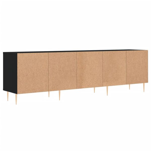 vidaXL Έπιπλο Τηλεόρασης Μαύρο 150x30x44,5 εκ. Επεξεργασμένο Ξύλο