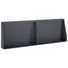 vidaXL &Tau;&omicron;ί&chi;&omicron;&sigmaf; &Sigma;&tau;ή&rho;&iota;&xi;&eta;&sigmaf; 2 &tau;&mu;&chi;. 60 x 12 x 40 cm &Alpha;&tau;&sigma;ά&lambda;&iota; &Alpha;&nu;&theta;&rho;&alpha;&kappa;ί