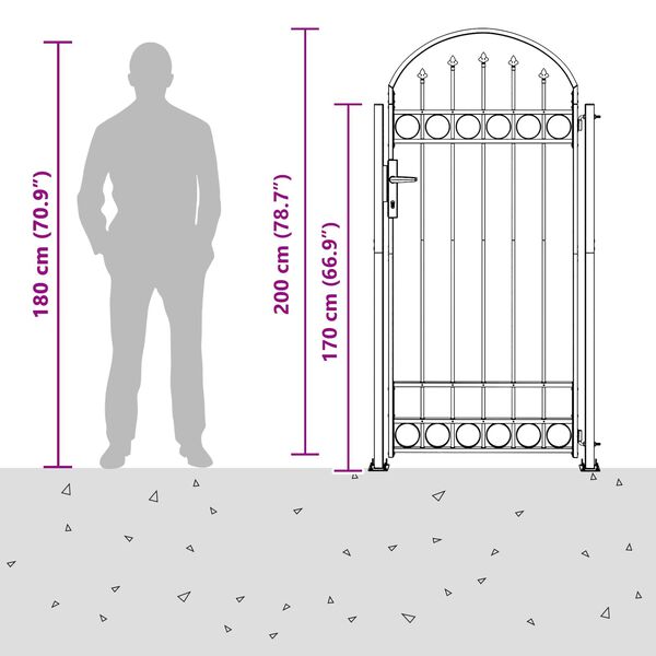 vidaXL &Sigma;&tau;ύ&lambda;&omicron;&sigmaf; &Pi;&epsilon;&rho;&iota;&phi;&rho;ά&xi;&epsilon;&omega;&nu; &mu;&epsilon; &kappa;&lambda;&epsilon;&iota;&delta;&alpha;&rho;&iota;ά &Gamma;&kappa;&rho;&iota; 200 x 88 x 14 &epsilon;&kappa;. &Alpha;&tau;&sigma;ά&lambda;&iota;