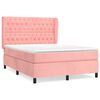 vidaXL &Kappa;&rho;&epsilon;&beta;ά&tau;&iota; Boxspring &mu;&epsilon; &Sigma;&tau;&rho;ώ&mu;&alpha; &Rho;&omicron;&zeta; 140x190 &epsilon;&kappa;. &Beta;&epsilon;&lambda;&omicron;ύ&delta;&iota;&nu;&omicron;