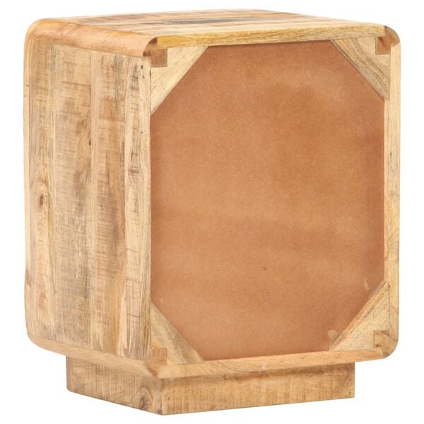vidaXL Κομοδίνο 40 x 30 x 50 εκ. από Ακατέργαστο Ξύλο Μάνγκο