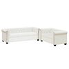 vidaXL &Kappa;&alpha;&nu;&alpha;&pi;έ&delta;&epsilon;&sigmaf; Chesterfield &Delta;&iota;&theta;έ&sigma;&iota;&omicron;&sigmaf; + &Tau;&rho;&iota;&theta;έ&sigma;&iota;&omicron;&sigmaf; &Lambda;&epsilon;&upsilon;&kappa;ό &Sigma;&upsilon;&nu;&theta;. &Delta;έ&rho;&mu;&alpha;