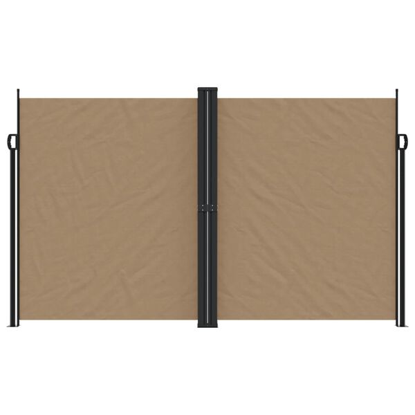 vidaXL Σκίαστρο Πλαϊνό Συρόμενο Taupe 200 x 600 εκ.