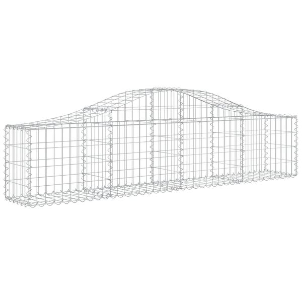 vidaXL Συρματοκιβώτια Τοξωτά 20 τεμ. 200x30x40/60 εκ. Γαλβαν. Ατσάλι