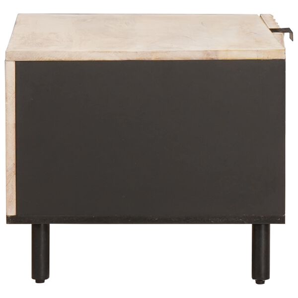 vidaXL &Tau;&rho;&alpha;&pi;&epsilon;&zeta;ά&kappa;&iota; &sigma;&alpha;&lambda;&omicron;&nu;&iota;&omicron;ύ &Lambda;&epsilon;&upsilon;&kappa;ό 80 x 50 x 40 cm &Sigma;&tau;&epsilon;&rho;&epsilon;ό &xi;ύ&lambda;&omicron; &mu;ά&nu;&gamma;&kappa;&omicron;