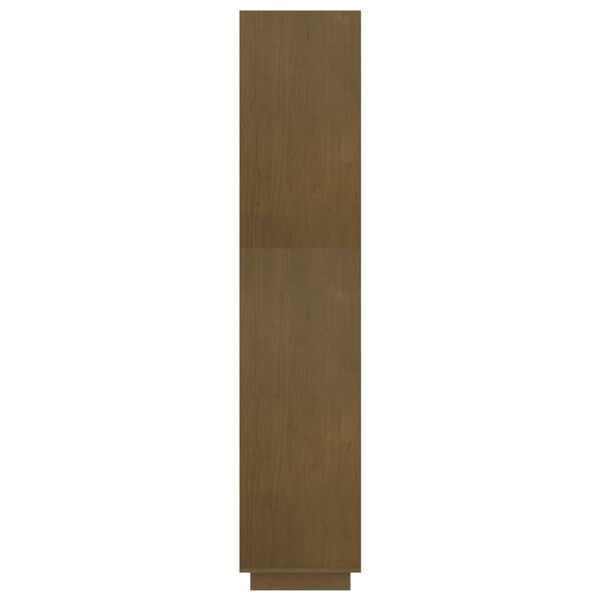 vidaXL Βιβλιοθήκη/Διαχωριστικό Χώρου Μελί 80x35x167 εκ. Μασίφ Πεύκο