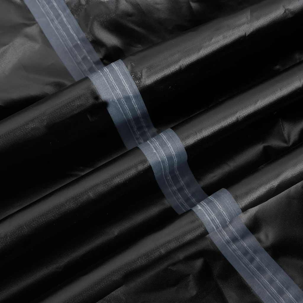 vidaXL Κάλυμμα Επίπλων Κήπου Αδιάβροχο Μαύρο 240x140x90 εκ. 420D