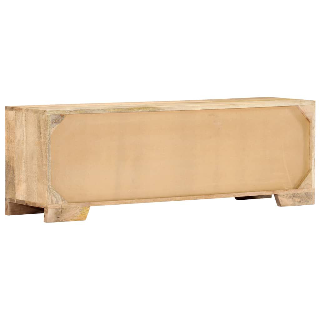 vidaXL Έπιπλο Τηλεόρασης 120 x 30 x 40 εκ. από Μασίφ Ξύλο Μάνγκο