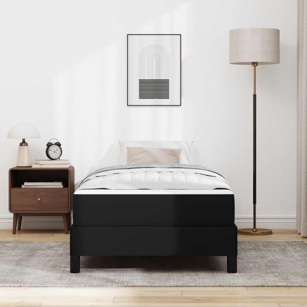 vidaXL &Sigma;&kappa;&epsilon;&lambda;&epsilon;&tau;ό&sigmaf; &Kappa;&rho;&epsilon;&beta;&alpha;&tau;&iota;&omicron;ύ &mu;&epsilon; &sigma;&tau;&rho;ώ&mu;&alpha; &Mu;&alpha;ύ&rho;&omicron; 90 x 200 cm ύ&phi;&alpha;&sigma;&mu;&alpha;