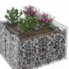 vidaXL &Alpha;&nu;&alpha;&sigma;&eta;&kappa;&omega;&mu;έ&nu;&omicron; &kappa;&rho;&epsilon;&beta;ά&tau;&iota; gabion &Alpha;&sigma;&eta;&mu;ί 100 x 100 x 60 &epsilon;&kappa;.