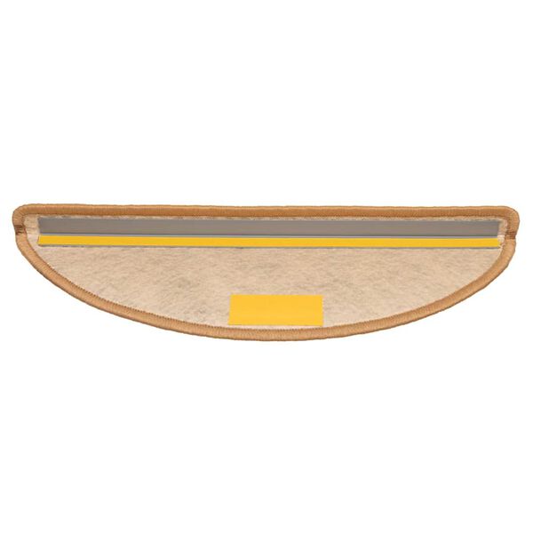 vidaXL Πατάκια Σκάλας Αυτοκόλ. 15 τεμ. Όψη Σιζάλ Χρ. Σιζάλ56x17x3 εκ.